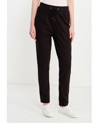 Черные узкие брюки от Vila