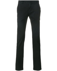 Мужские черные хлопковые брюки от Dondup