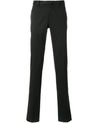 Мужские черные хлопковые брюки от Incotex