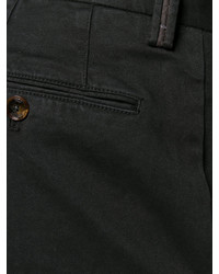 Мужские черные хлопковые брюки от Pt01