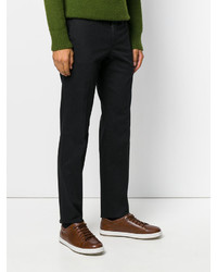 Мужские черные хлопковые брюки от Pt01