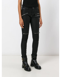 Черные хлопковые джинсы скинни от Philipp Plein