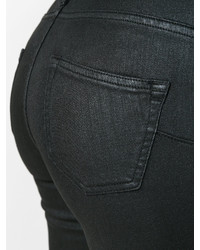 Черные хлопковые джинсы скинни от Twin-Set