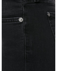 Черные хлопковые джинсы скинни от 7 For All Mankind