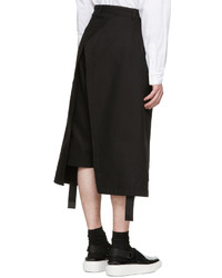 Мужские черные хлопковые шорты от D.gnak By Kang.d