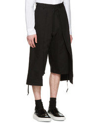 Мужские черные хлопковые шорты от D.gnak By Kang.d