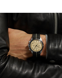 Мужские черные часы из плотной ткани от Bell & Ross