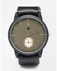 Мужские черные часы от Asos