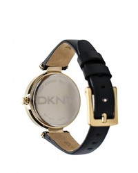 Женские черные часы от DKNY