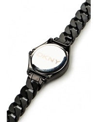 Женские черные часы от DKNY