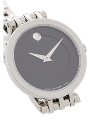 Женские черные часы от Movado