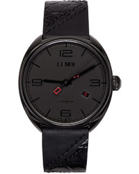 Мужские черные часы от Fendi