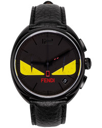 Мужские черные часы от Fendi