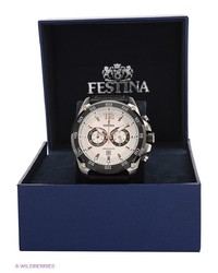 Мужские черные часы от Festina