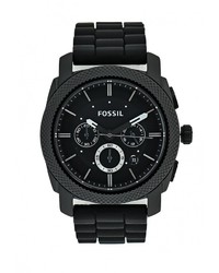 Мужские черные часы от Fossil