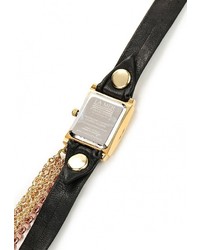 Женские черные часы от La MER COLLECTIONS