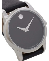 Женские черные часы от Movado