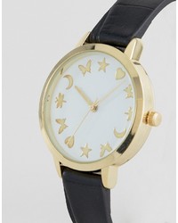 Женские черные часы от Asos