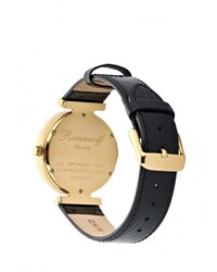 Женские черные часы от Romanoff