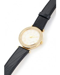 Женские черные часы от Romanoff