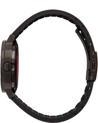 Мужские черные часы от Mondaine