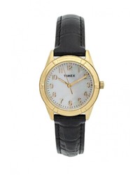 Женские черные часы от Timex