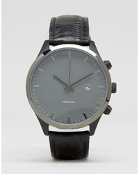 Мужские черные часы от Asos