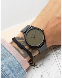 Мужские черные часы от Asos