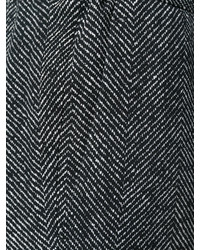 Женские черные шелковые брюки-галифе от Jil Sander