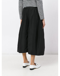 Женские черные шелковые брюки от Jil Sander