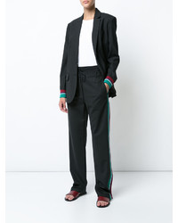 Женские черные шелковые брюки от Tibi