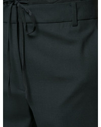 Женские черные шелковые брюки от Tibi