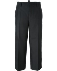 Женские черные шелковые брюки от Dsquared2