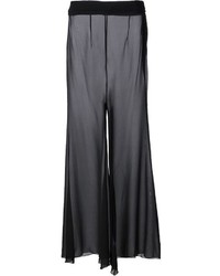 Женские черные шелковые брюки от Ellery