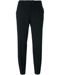 Женские черные шелковые брюки от Fendi