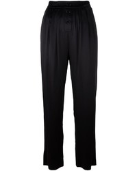 Женские черные шелковые брюки от Forte Forte