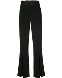 Женские черные шелковые брюки от JONATHAN SIMKHAI