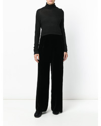 Женские черные шелковые брюки от Damir Doma