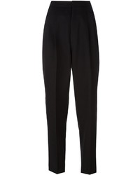 Женские черные шелковые брюки от Saint Laurent