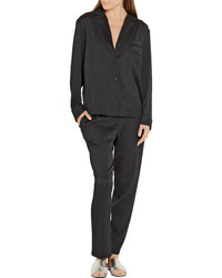 Женские черные шелковые брюки от Barbara Casasola