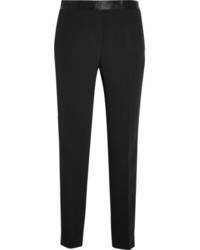 Женские черные шелковые брюки от Versace