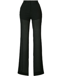Женские черные шелковые брюки от Vionnet