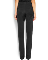 Женские черные шелковые классические брюки от Givenchy