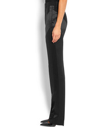 Женские черные шелковые классические брюки от Givenchy