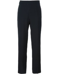 Женские черные шелковые классические брюки от Chloé