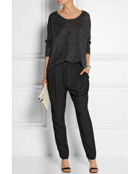 Женские черные шелковые пижамные штаны от 3.1 Phillip Lim