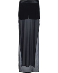 Женские черные шелковые шорты от Gareth Pugh