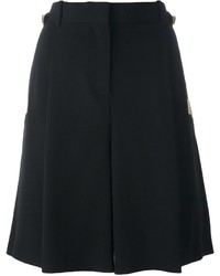 Женские черные шелковые шорты от Givenchy