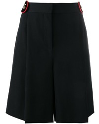 Женские черные шелковые шорты от Givenchy