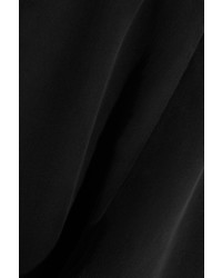 Женские черные шелковые шорты от Equipment